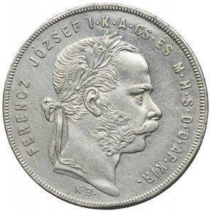 Węgry, Franciszek Józef I, 1 forint 1879, Kremnica