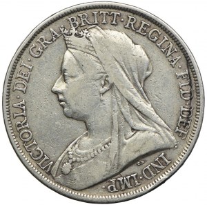 Wielka Brytania, Wiktoria, 1 korona 1893, Londyn