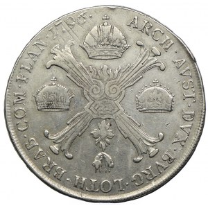 Niderlandy Austriackie, Franciszek II, talar 1796, Wiedeń