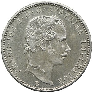 Austria, Franciszek Józef I, 1/4 florena 1858, Karlsburg