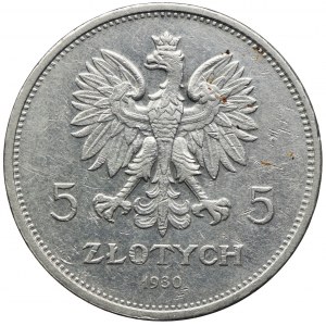 5 złotych 1930, Sztandar