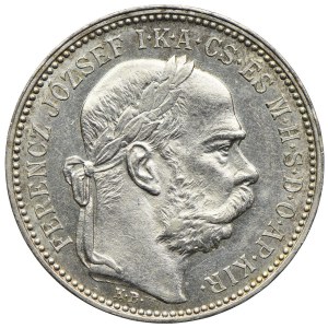 Węgry, Franciszek Józef I, 1 korona 1896, Kremnica