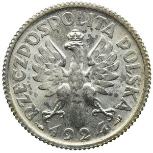 1 złoty 1924, Paryż, Kobieta i kłosy