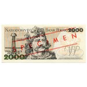 Wzór 2000 złotych 1979 - S -