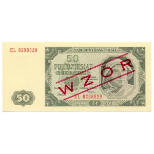 Wzór 50 złotych 1948 - EL -