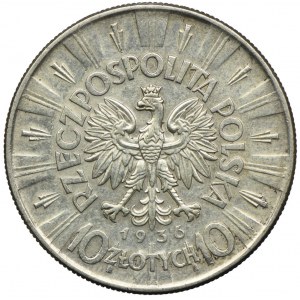 10 złotych 1936, Józef Piłsudski