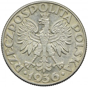 5 złotych 1936, Żaglowiec