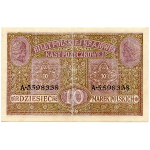 10 marks 1916 General, series A