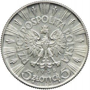 5 złotych 1938, Józef Piłsudski