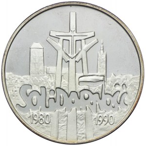 100000 złotych 1990, Solidarność, (mała)