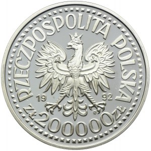 200000 złotych 1992, Władysław III Warneńczyk, popiersie