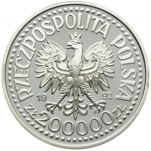 200000 złotych 1992, Władysław III Warneńczyk, półpostać