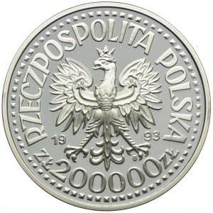 200000 złotych 1993, Kazimierz IV Jagiellończyk, półpostać