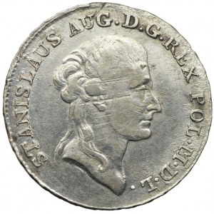 Stanisław August Poniatowski, dwuzłotówka (8 groszy) 1787 EB, Warszawa