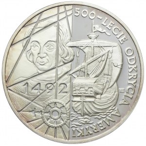 200000 złotych 1992, 500-lecie Odkrycie Ameryki