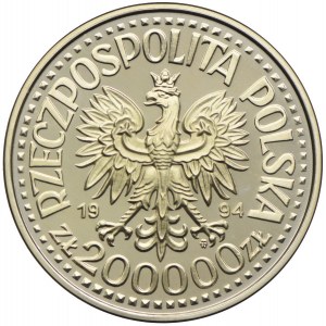 200000 złotych 1994, Zygmunt I Stary, popiersie