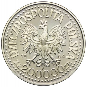 200000 złotych 1994, Zygmunt I Stary, popiersie