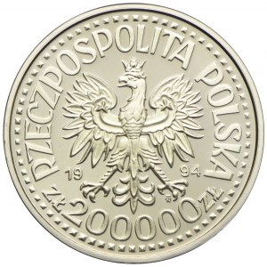 200000 złotych 1994, Zygmunt I Stary, półpostać