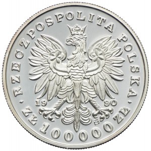 100000 złotych 1990, Józef Piłsudski, Mały Tryptyk