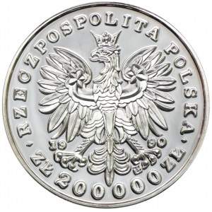 200000 złotych 1990, Józef Piłsudski, Duży Tryptyk