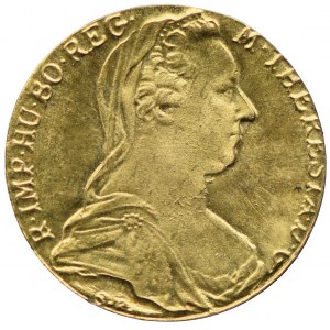 Austria, Maria Teresa, medalik, Au900