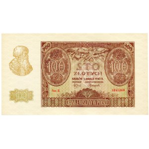 100 złotych 1940 - E -