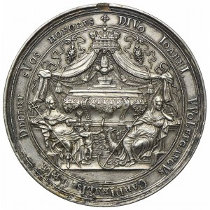 Medal, Ołomuniec 1731, Kardynał Wolfgang Hannibal Schrattenbach