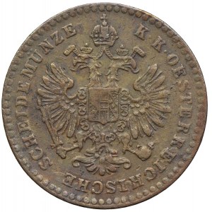 Austria, Franciszek Józef I, 5/10 krajcara 1858 V, Wenecja