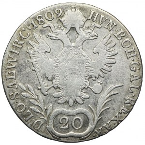 Austria, 20 krajcarów 1803, Praga