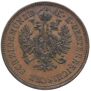 Austria, Franciszek Józef I, 4 krajcary 1864, Kremnica