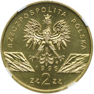 2 złote 1996 Jeże, NGC MS67