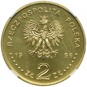 2 złote 1996, Henryk Sienkiewicz, NGC MS67