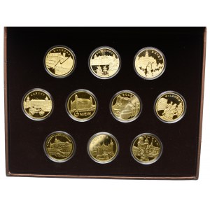 Medal Set, Castles and Palaces Ag925 (10pcs).