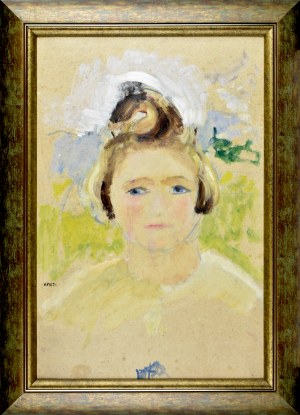 Aneri Irena Weissowa (1888-1981), Portret dziewczynki - Hanusia, ok. 1926