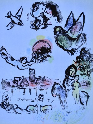 Marc Chagall (1887 - 1985), Nokturn w Wenecji