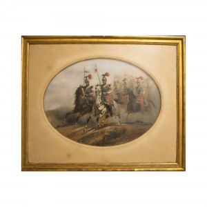 A.A. Aillaud (1822 - 1869), Jeźdźcy Polskiej Gwardii Napoleona