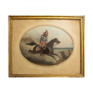 A.A. Aillaud (1822 - 1869), Jeździec Polskiej Gwardii Napoleona