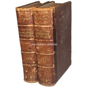 BRANDES- GŁÓWNE PRĄDY LITERATURY XIX STULECIA t.1-4 [komplet w 2 wol.]