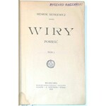 SIENKIEWICZ- WIRY t.1-2 [komplet w 2wol.] wyd.1