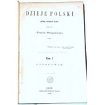 SZUJSKI- DZIEJE POLSKI t.1-4 (komplet w 3 wol.) wyd. 1862-6