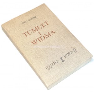 CZAPSKI- TUMULT I WIDMA wyd.1