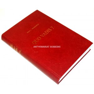 SIENKIEWICZ - QUO VADIS edycja bibliofilska