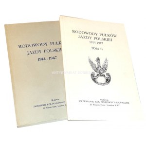 KRZECZUNOWICZ- RODOWODY PUŁKÓW JAZDY POLSKIEJ  1914-1947 t.1-2