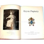 RZYM PAPIEŻY wyd. 1896r. oprawa Puget