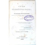 ŚWIĘCKI- OPIS STAROŻYTNEJ POLSKI. T.1-2 (komplet w 1 wol.) wyd. 1861r.