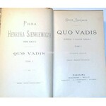 SIENKIEWICZ - QUO VADIS wyd.2 z 1897r.