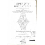 NIEMCEWICZ- ŚPIEWY HISTORYCZNE 1816 superexlibris Łubieńscy Dobrzelin