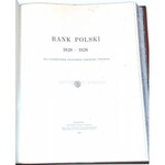 BANK POLSKI 1828-1928. Dla upamiętnienia stuletniego jubileuszu otwarcia. Warszawa 1928.