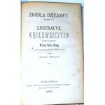 JABŁONOWSKI- LUSTRACYE KRÓLEWSZCZYZN ZIEM RUSKICH, WOŁYNIA, PODOLA I UKRAINY Z PIERWSZEJ POŁOWY XVII WIEKU.