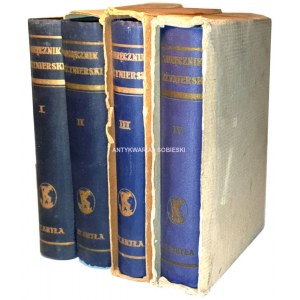 BRYŁA- PODRĘCZNIK INŻYNIERSKI T.1-4 [komplet w 4 wol.] wyd. 1927-36 futerały